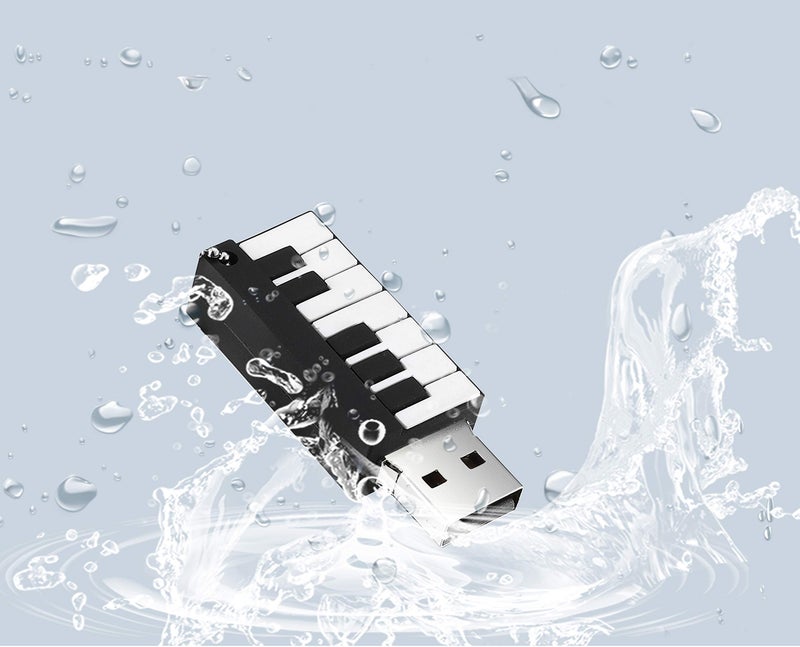 GARRULAX USB Flash Drive, 8GB / 16GB / 32GB USB2.0 Cute Shape USB Memory Stick Date Storage Pendrive Thumb Drives (16GB, Piano) - Image 5